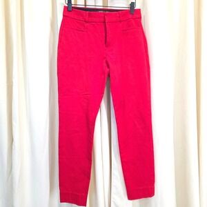 Banana‎ republic 0 petite red sloan chino pants